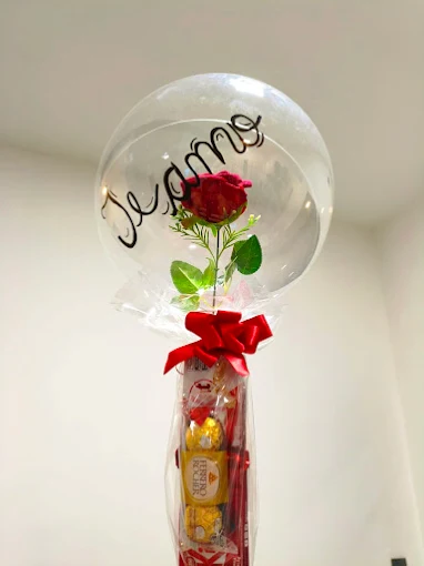 Balão bubble personalizado — portfólio Limkids